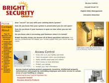 Tablet Screenshot of brightsecuritygroup.com